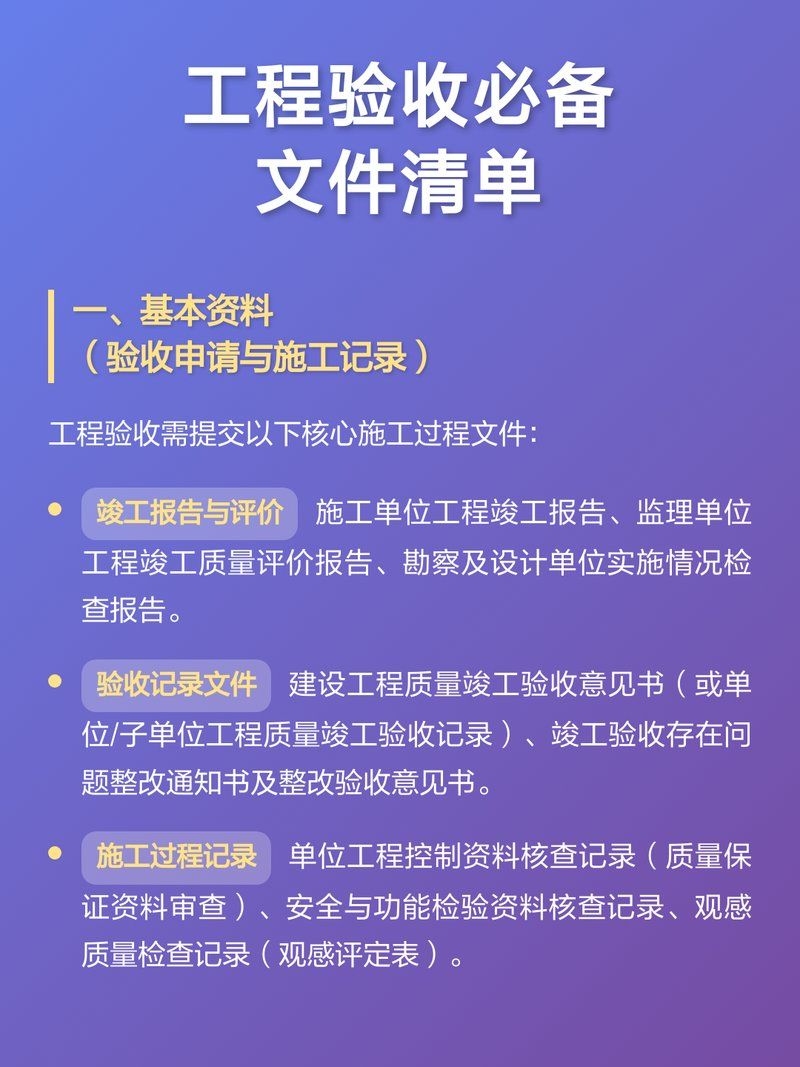 加固工程驗(yàn)收需要哪些文件？（云朵飄過(guò)舊屋檐,工程驗(yàn)收資料清單全解析） 行業(yè)新聞 第4張