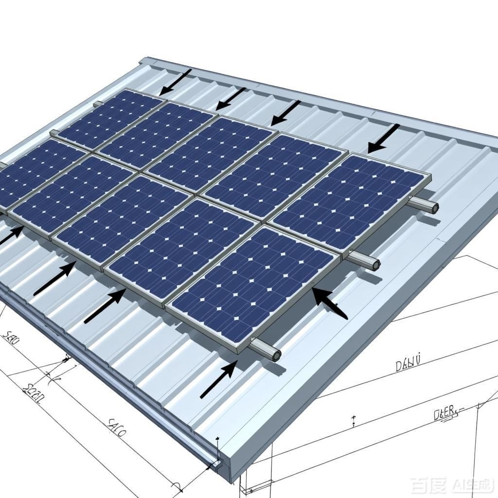 如何繪制彩鋼屋頂光伏安裝示意圖？（如何繪制彩鋼屋頂光伏安裝的示意圖？） 行業(yè)新聞 第2張