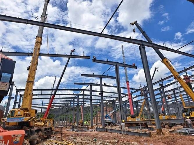 更多鋼結(jié)構(gòu)廠房施工照片（如何繪制鋼結(jié)構(gòu)廠房施工圖？） 行業(yè)新聞 第7張