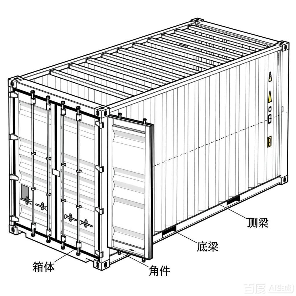 如何繪制集裝箱構(gòu)造分解圖（如何繪制集裝箱構(gòu)造分解圖,4張集裝箱構(gòu)造分解圖） 行業(yè)新聞 第1張