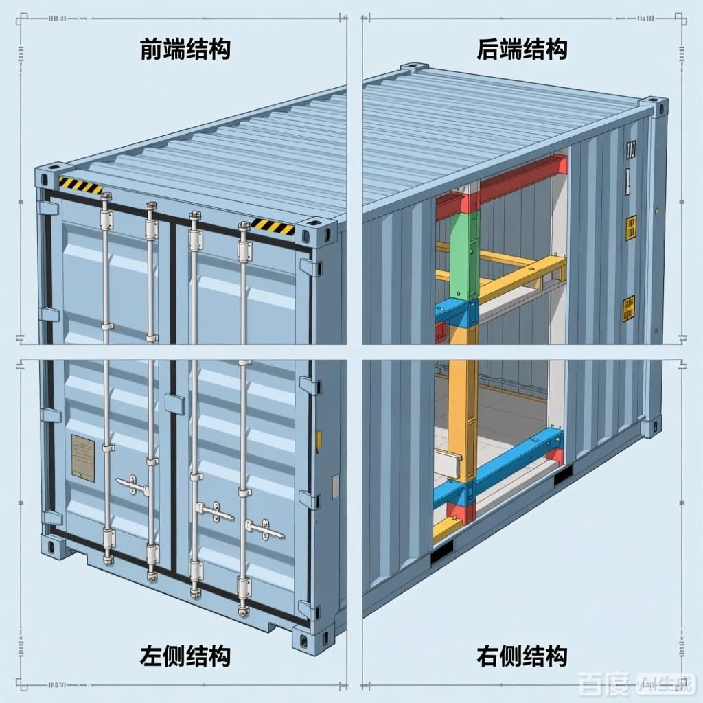 如何繪制集裝箱構(gòu)造分解圖（如何繪制集裝箱構(gòu)造分解圖,4張集裝箱構(gòu)造分解圖） 行業(yè)新聞 第4張