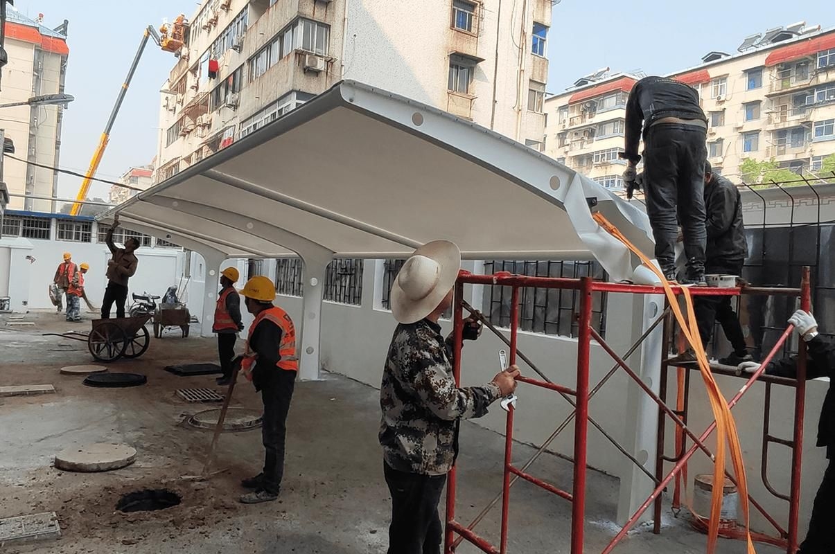 有沒(méi)有簡(jiǎn)易的車(chē)棚結(jié)構(gòu)圖？（如何獲取簡(jiǎn)易車(chē)棚結(jié)構(gòu)圖？） 行業(yè)新聞 第8張