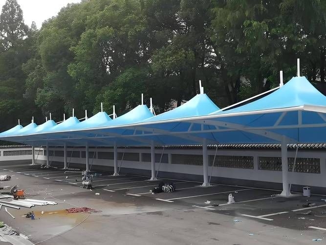 有沒(méi)有簡(jiǎn)易的車(chē)棚結(jié)構(gòu)圖？（如何獲取簡(jiǎn)易車(chē)棚結(jié)構(gòu)圖？） 行業(yè)新聞 第17張