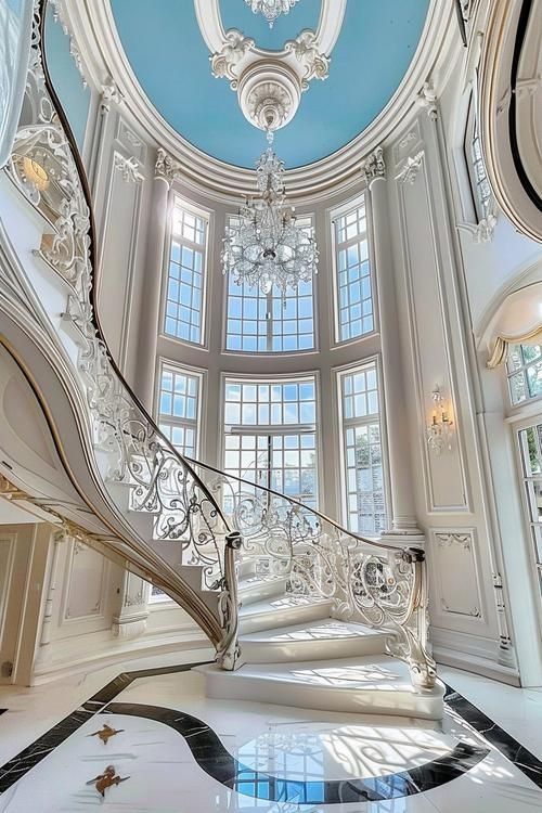 給我一些螺旋旋轉(zhuǎn)樓梯的設(shè)計(jì)圖（給我一些螺旋旋轉(zhuǎn)樓梯的設(shè)計(jì)圖,展開美學(xué)表現(xiàn)力和空間高效利用） 行業(yè)新聞 第5張