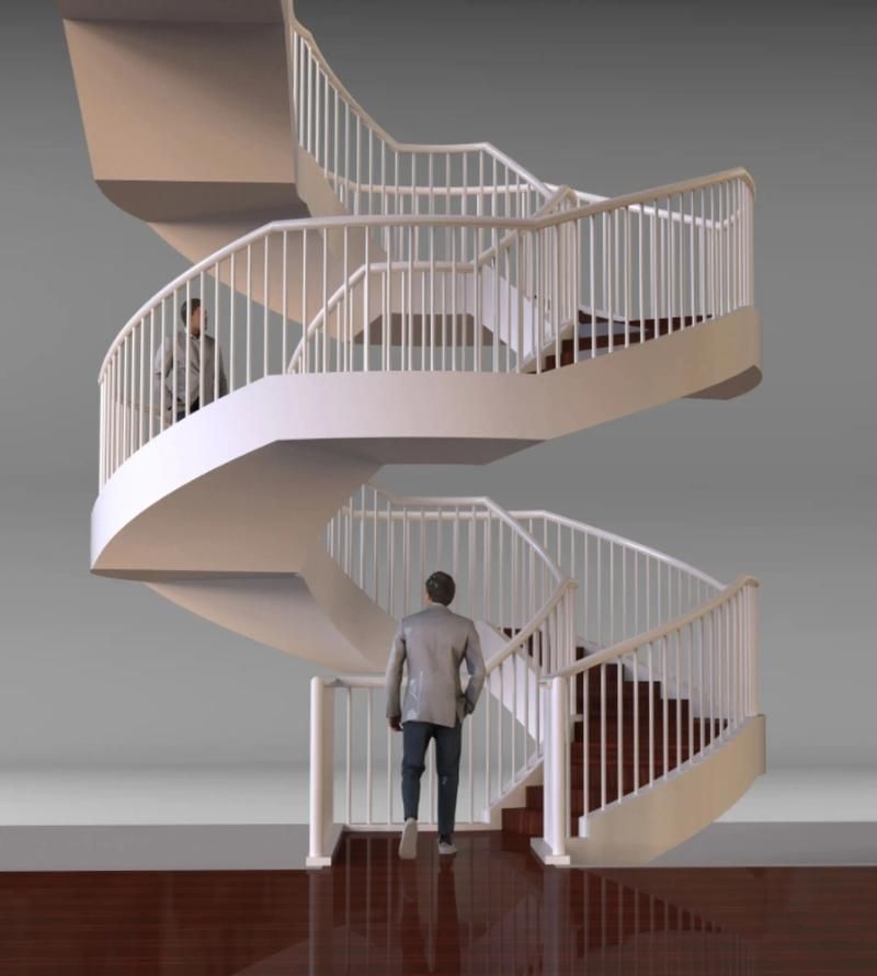 給我一些螺旋旋轉(zhuǎn)樓梯的設(shè)計(jì)圖（給我一些螺旋旋轉(zhuǎn)樓梯的設(shè)計(jì)圖,展開美學(xué)表現(xiàn)力和空間高效利用） 行業(yè)新聞 第17張