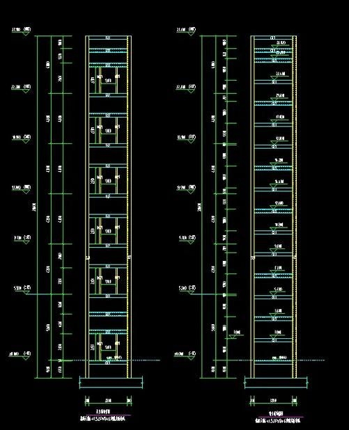 如何繪制鋼結構電梯井基礎圖（如何繪制鋼結構電梯井基礎圖繪制鋼結構電梯井基礎圖） 行業(yè)新聞 第4張