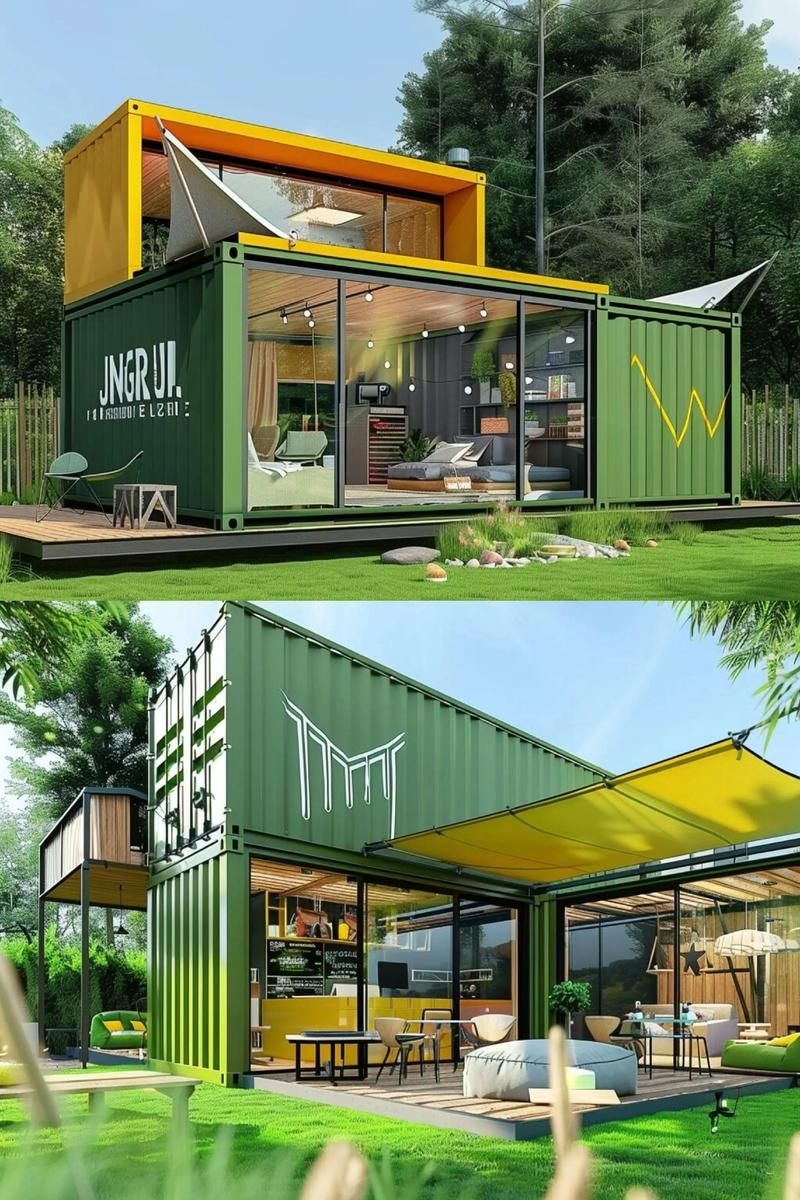 有沒有更多集裝箱設(shè)計(jì)圖片（112個(gè)集裝箱改造成現(xiàn)代別墅，集裝箱設(shè)計(jì)案例合集） 行業(yè)新聞 第2張