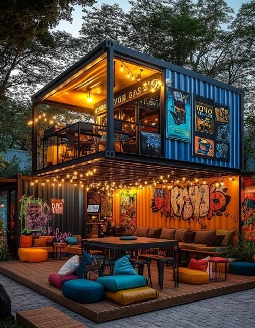 有沒有更多集裝箱設(shè)計(jì)圖片（112個(gè)集裝箱改造成現(xiàn)代別墅，集裝箱設(shè)計(jì)案例合集） 行業(yè)新聞 第3張