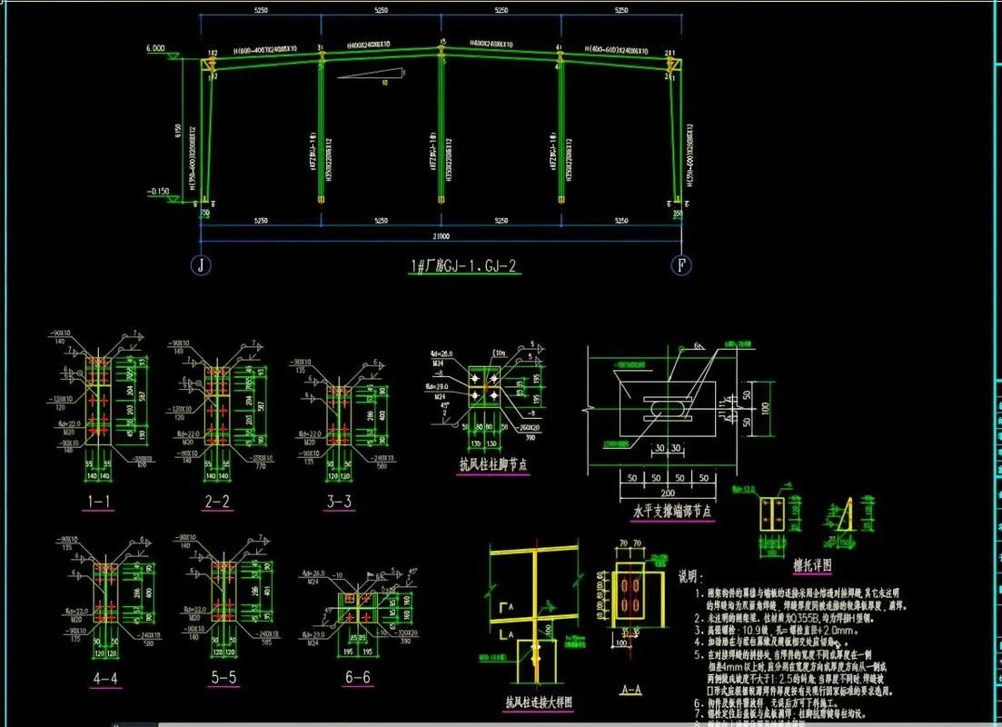 能給出幾個鋼結(jié)構(gòu)識圖的實例嗎？（典型的鋼結(jié)構(gòu)識圖實例，快速掌握鋼結(jié)構(gòu)識圖核心要點） 行業(yè)新聞 第4張