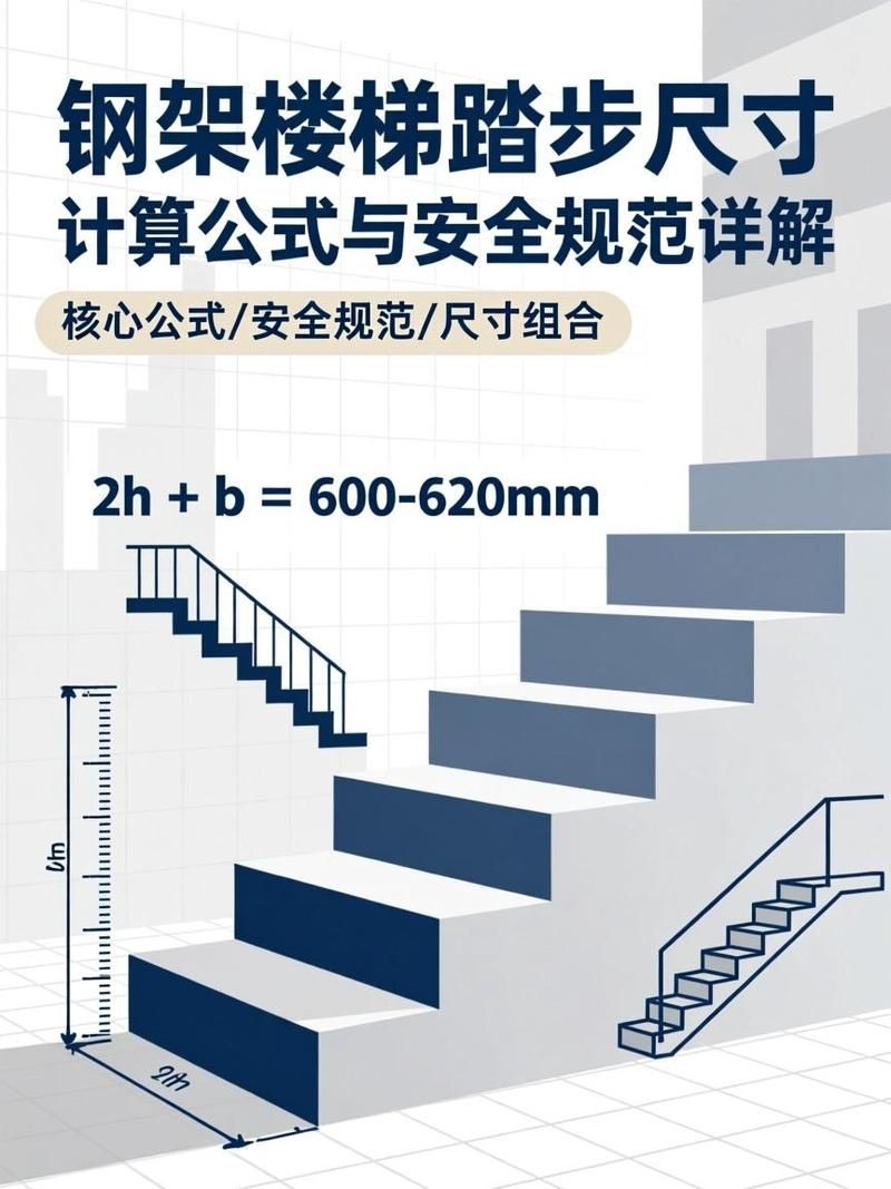 如何設(shè)計(jì)鋼結(jié)構(gòu)樓梯的踏步尺寸？（如何設(shè)計(jì)鋼結(jié)構(gòu)樓梯踏步尺寸？） 行業(yè)新聞 第2張